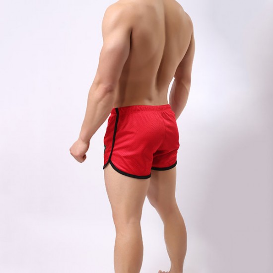 Athletic Running Shorts for Men Double Mesh Quick Qry Fit Breathable Bermuda Boxer Shorts