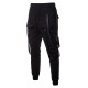 Casual Pants Solid Color Multi-Pocket Hip-Hop Belt with Sport Pants for Men
