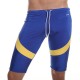 Casual Skinny Swimming Drawstring Shorts Knee Length Trunks For Men