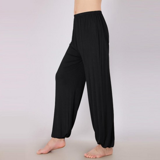 INCERUN Modal Taiji Yoga Pants Unisex Loose Jogger Casual Breathable Sweatpants