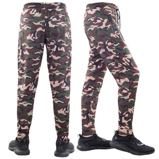 Men's Fitness Camouflage Pants Quick-drying Stretch Leggings Running Harem Pants