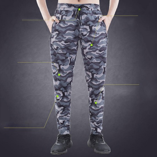 Men's Fitness Camouflage Pants Quick-drying Stretch Leggings Running Harem Pants