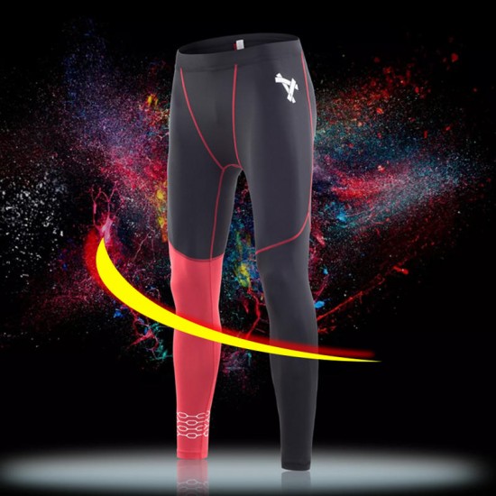 Men's Fitness Pants Quick-drying Stretch Leggings Compression Running Pants Tight Yoga Trousers