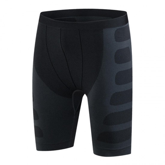 Men's Skinny Training PRO Sports Fitness Running Shorts Elastic Quick Dry Compression Shorts