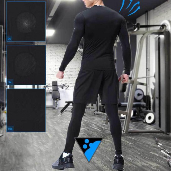 Men Sportswear Running Tracksuit Zipper Coat And Pants Gym Traning Fitness jogging Suit