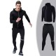 Men Sportswear Running Tracksuit Zipper Coat And Pants Gym Traning Fitness jogging Suit