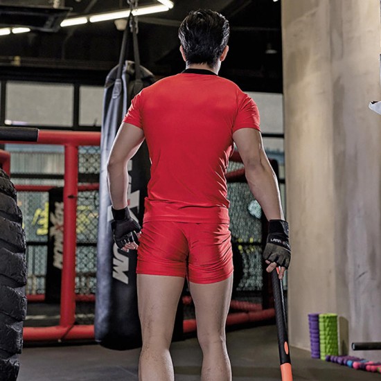Mens Breathable Quick Drying Fitness Running Suits Elastic Workout Sportswear Gym Clothes Mens Breathable Quick Drying Fitness Running Suits Elastic Workout Sportswear Gym Clothes