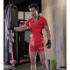 Mens Breathable Quick Drying Fitness Running Suits Elastic Workout Sportswear Gym Clothes Mens Breathable Quick Drying Fitness Running Suits Elastic Workout Sportswear Gym Clothes