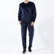 Mens Casual Loose Sport Suit Winter Long Sleeve Sweatshirt Fleece Thicken Warm Pants