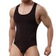 Men's Sexy Bodysuit Wrestling Onesie Transparent Mesh Lingerie Wrestling Leotard Hot Body Suits