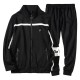 Men's Spring Autumn Casual Loose Zipper Sports Suit Sportswear