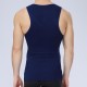 Abdomen Tight Body Sculpting Vest Men's PRO Fitness Stretch Tights 3D Tops Tees