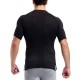 Elastic Quick Drying Compression Fitness Tops Men's Split Hem Breathable Slim Fit Sport T-shirt