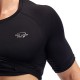 Elastic Quick Drying Compression Fitness Tops Men's Split Hem Breathable Slim Fit Sport T-shirt