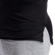 Elastic Quick Drying Compression Fitness Tops Men's Split Hem Breathable Slim Fit Sport T-shirt