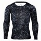 JACK CORDEE Men's Camouflage Running Sports Compression Long Sleeve T-shirt Quick Drying Jogging Top