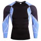 JACK CORDEE Men's Sports Tights PRO Splice Color Long Sleeved T-shirt Casual Running Training Tops
