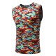 Men's Slim Sports Casual Camouflage Printed Sleeveless Vest Tops