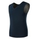 Men's Sport Tights Thick Warm Vest Autumn Winter Casual V Neck Sleeveless Thermal Waistcoat