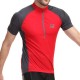 Mens Summer Elastic Breathable Quick-drying Sport Cycling Short Sleeve Skinny Tops