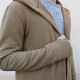 Casual Mid Long Solid Color Long Sleeve Hoodie Cardigans For Men