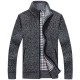 Casual Thick Sweaters Cardigan Mens Warm Knitting Cashmere Sweaters Coat