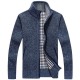 Casual Thick Sweaters Cardigan Mens Warm Knitting Cashmere Sweaters Coat