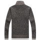 Casual Thick Sweaters Cardigan Mens Warm Knitting Cashmere Sweaters Coat