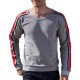 Autumn Winter Pullovers Sweater Men's Cotton Padded Round Neck Long-sleeved Tops