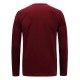 Autumn Winter Pullovers Sweater Men's Cotton Padded Round Neck Long-sleeved Tops