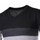 Men Spring Autumn Fashion Stripe V-neck Sweaters Cotton Knitting Leisure Slim Fit Pullovers