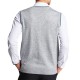 Fashion Striped Woolen Pullover Vests Casual Business Men's V-neck  Sleeveless Sweaters Vest
