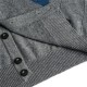 Men's British Style Woolen Knitted Cardigan Casual Diamond Pattern V-collar Sweater Vest