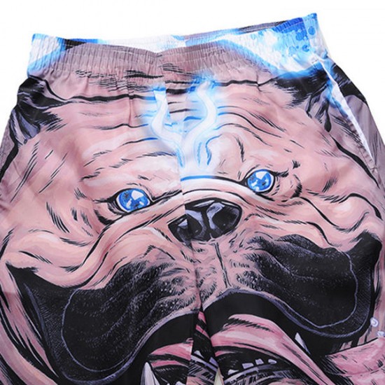 3D Shar Pei Printing Summer Casual Holiday Beach Board Shorts for Men