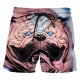 3D Shar Pei Printing Summer Casual Holiday Beach Board Shorts for Men