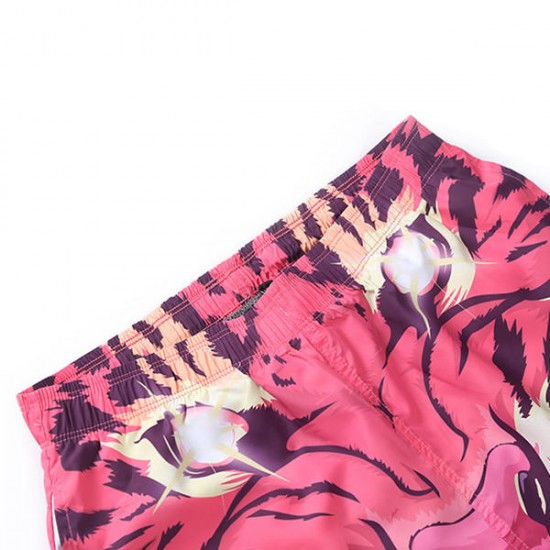 3D Tiger Printing Pattern Casual Beach Quick Drying Board Shorts for Men 3D Tiger Printing Pattern Casual Beach Quick Drying Board Shorts for Men