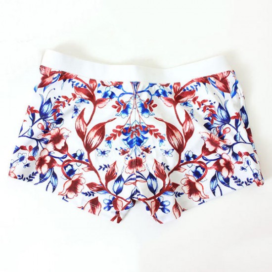 AUSTiNBEM Mens Summer Floral Printing Double Pockets Beach Swimming Shorts Casual Boxers AUSTiNBEM Mens Summer Floral Printing Double Pockets Beach Swimming Shorts Casual Boxers