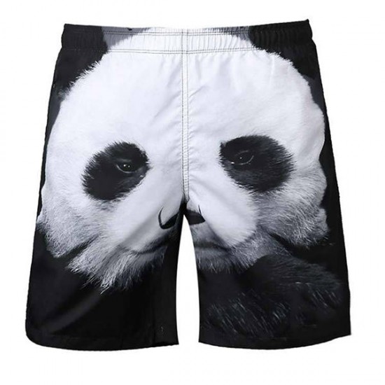 Creative 3D Animal Printing Beach Board Shorts Home Casual Sports Pattern Shorts for Men