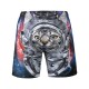 Creative 3D Animal Printing Beach Board Shorts Home Casual Sports Pattern Shorts for Men