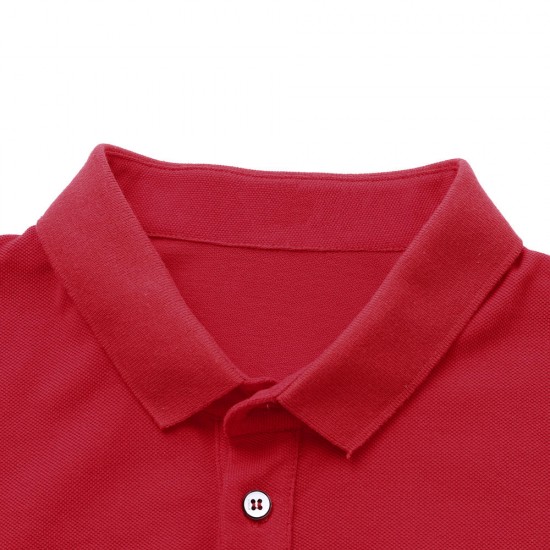 Charmkpr Leisure Polyester Embroidery Turn-down Collar Embroidery Loose Golf Shirt for Men