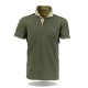 JOZSI Mens Fashion Double Collar Design Short Sleeve Sport Golf shirt Outdoor Casual Breathable Tops