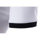 Men's Casual Color Block Slim Golf Shirt Summer Comfort Short Sleeve Tops Tees