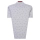 Men's Casual Lapel Stars Printed Golf Shirt Summer Loose Short Sleeved Middle Aged Tops Tees