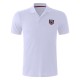 Men's Leisure Embroidery LOGO Solid Color Golf Shirt Turn-down Collar Business Casual Tops
