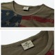 Battlefield Fans Summer Camo Military Flag Men Outdoor Lovers Short Sleeve T-shirts