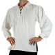 Casual Autumn Ethnic Style Turn Down Neck Loose Solid Color T-shirts for Men