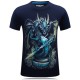 Plus Size S-4XL Mens 3D Animal Pattern Printing Summer T-shirt Casual Personality Short Tees