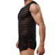 Fashion Casual Mens Sports Breathable Bodybuilding Sleeveless  Fitness Vest Low Slits Tank Tops