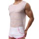 Fashion Casual Mens Sports Breathable Bodybuilding Sleeveless  Fitness Vest Low Slits Tank Tops