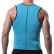Men Neoprene Body Shaper Vest Muscle Workout Sport Zipper Tank Tops